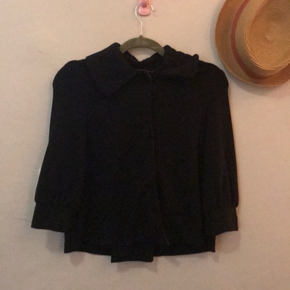 Black Isaac Mizrahi Cape / Jacket by Target - Picture 2 of 6